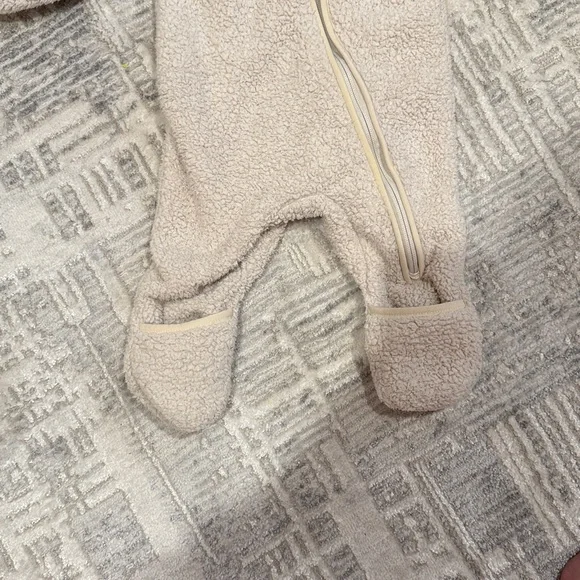 The North Face Beige Kids Footie - Picture 2 of 7
